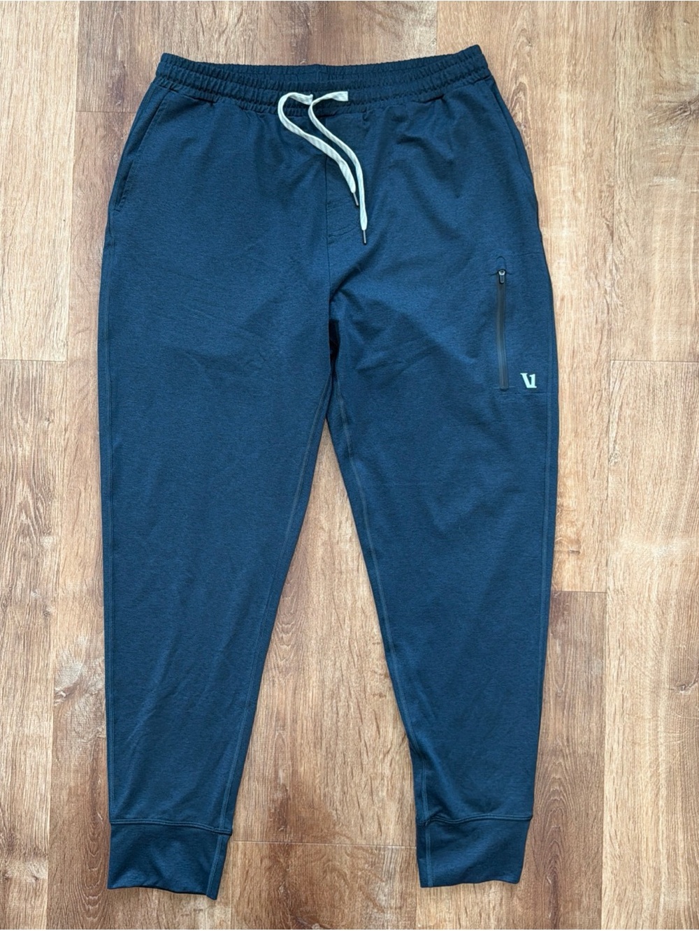 Vuori Sunday Performance Jogger Mens Large Sweatpants Ink Heather Blue Gym Yoga